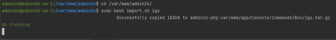 sudo bash import.sh igs