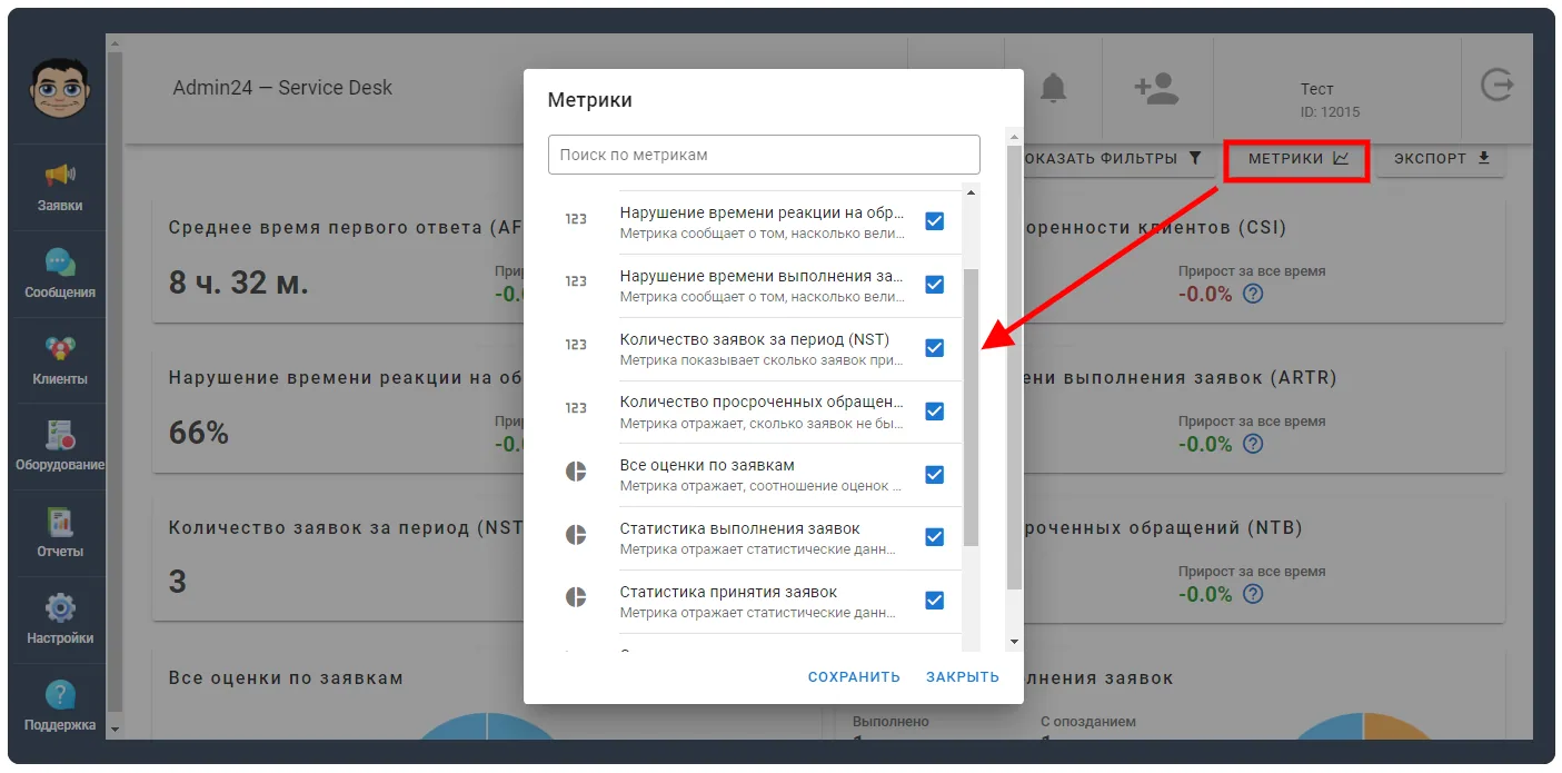 Аналитика в сервис-деске